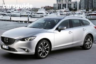 Silver 2015 Mazda 6 Wagon Atenza