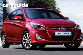 White 2016 Hyundai Accent Hatchback Active