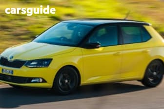 Black 2015 Skoda Fabia Hatchback 81 Tsi