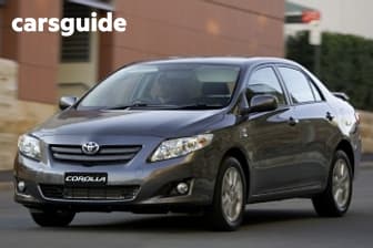 White 2007 Toyota Corolla Sedan Conquest