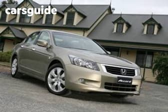 Black 2008 Honda Accord Sedan V6