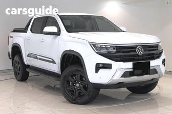 White 2025 Volkswagen Amarok Dual Cab Utility 10-Deserts Edt Tdi500 4Motion