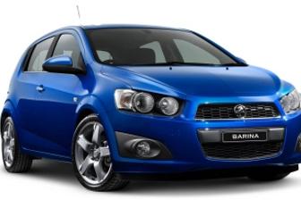 White 2014 Holden Barina Hatchback Cd