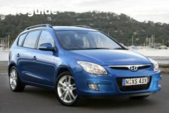 White 2010 Hyundai I30 Wagon Cw Sx 1.6 Crdi