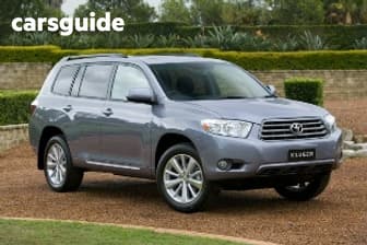 Silver 2009 Toyota Kluger Wagon Altitude (4X4)