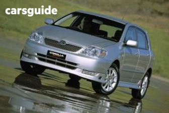 Silver 2003 Toyota Corolla Hatchback Sportivo