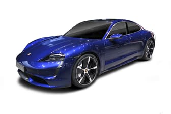 Grey 2023 Porsche Taycan Coupe Gts
