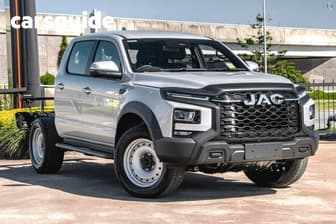 Silver 2026 JAC T9 Dual Cab Chassis Tradepro (4X4)