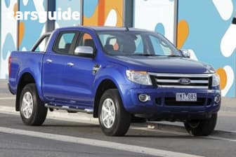 Silver 2013 Ford Ranger Dual Cab Utility Xlt 3.2 (4X4)