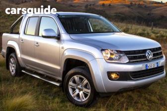White 2013 Volkswagen Amarok Dual Cab Utility Tdi400 Highline (4X4)