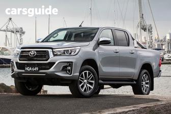 Black 2018 Toyota Hilux Double Cab Pick Up Sr5 (4X4)