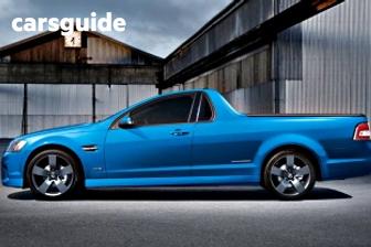 Yellow 2011 Holden Commodore Utility Sv6 Thunder