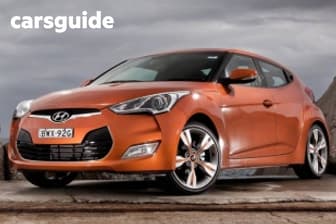 Silver 2014 Hyundai Veloster Coupe +