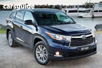 Black 2016 Toyota Kluger Wagon Grande (4X4)