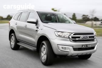 White 2017 Ford Everest Wagon Trend