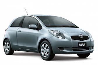 Silver 2007 Toyota Yaris Hatchback Yr