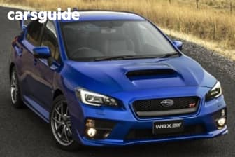 White 2014 Subaru WRX Sedan Sti Premium