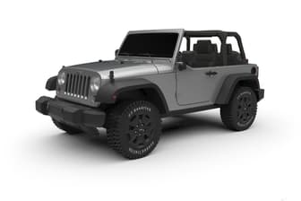 Black 2017 Jeep Wrangler Softtop Sport (4X4)