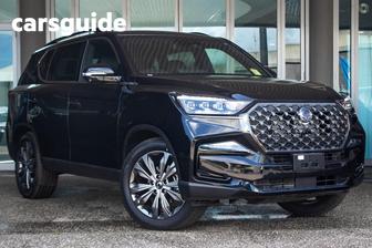 Black 2026 KGM Ssangyong Rexton Wagon Ultimate Sport Pack (4Wd)