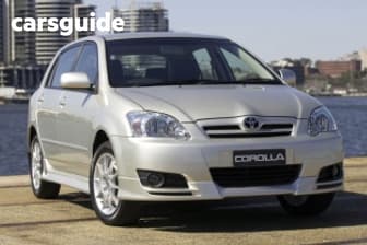Black 2005 Toyota Corolla Wagon Ascent