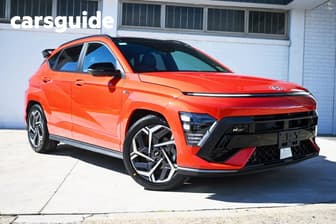 Orange 2026 Hyundai Kona Wagon Hybrid Premium N Line
