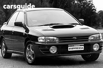 Black 1998 Subaru Impreza Sedan Wrx (Awd)