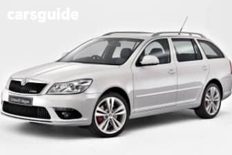 White 2012 Skoda Octavia Wagon Rs 147 Tsi