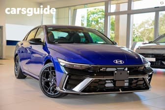 Blue 2025 Hyundai I30 Sedan N Line