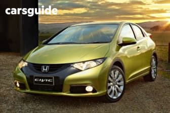 White 2012 Honda Civic Hatchback Vti-L