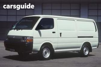 White 2002 Toyota HiAce Van