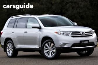 White 2012 Toyota Kluger Wagon Grande (Fwd)