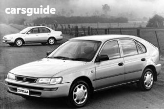 Silver 1999 Toyota Corolla Liftback Csi Seca