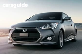 White 2014 Hyundai Veloster Coupe Sr Turbo