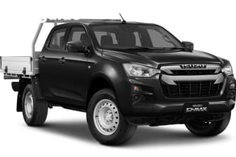 White 2022 Isuzu D-MAX Crew Cab Chassis Sx (4X4)