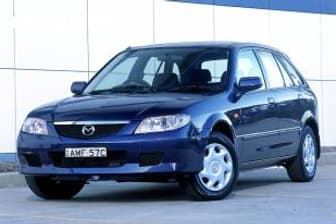 Silver 2003 Mazda 323 Hatchback Astina