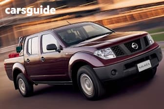 Blue 2009 Nissan Navara Dual Cab Pick-up Rx (4X2)