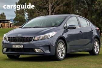 Red 2017 Kia Cerato Sedan Sport