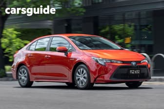 White 2021 Toyota Corolla Sedan Ascent Sport (Hybrid)