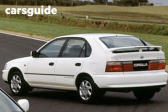 Silver 1996 Toyota Corolla Liftback Conquest Seca