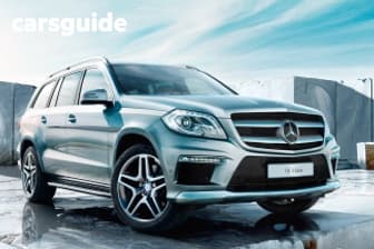 Silver 2014 Mercedes-Benz GL350 Wagon Blue Tec