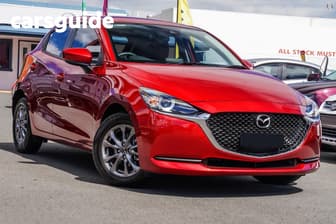 Red 2021 Mazda 2 Hatchback G15 Pure