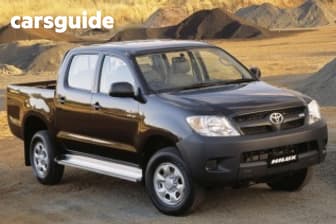 White 2006 Toyota Hilux Dual Cab Pick-up Sr (4X4)