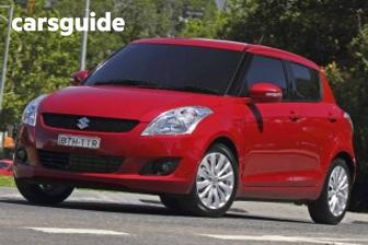 Red 2012 Suzuki Swift Hatchback Glx
