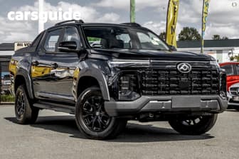 Black 2024 LDV T60 Double Cab Utility Max Plus (4X4)