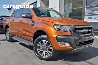 Orange 2016 Ford Ranger Dual Cab Pick-up Wildtrak 3.2 (4X4)