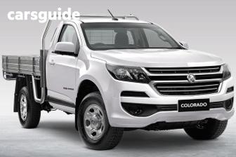 White 2018 Holden Colorado Cab Chassis Ls (4X4)