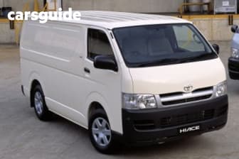 White 2005 Toyota HiAce Van Lwb