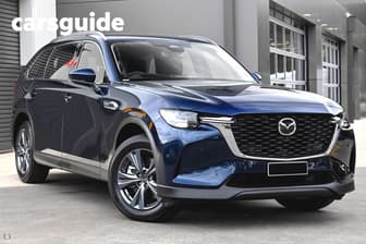 Blue 2026 Mazda CX-80 Wagon G40E Pure
