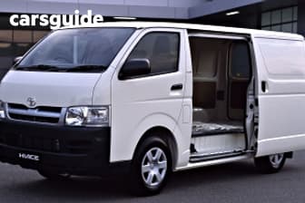 Silver 2009 Toyota HiAce Van Lwb