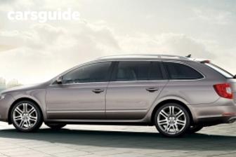 White 2012 Skoda Superb Wagon 125 Tdi Elegance